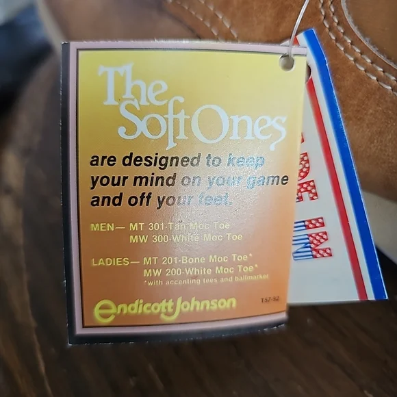 Vintage The Soft Ones By Endicott Johnson Golf Shoes Size 8 NWT - Picture 12 of 14
